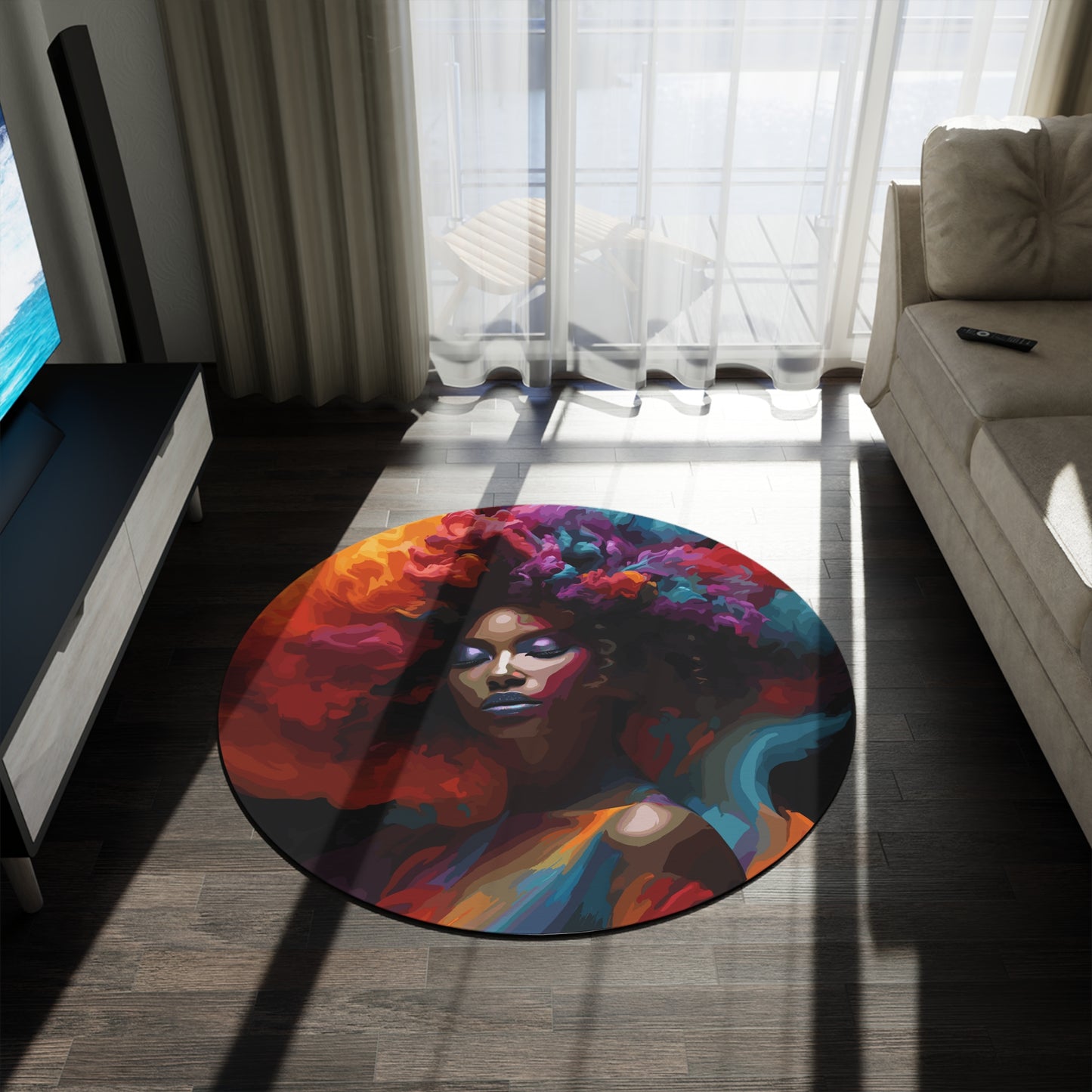 Colorful Queen Rug