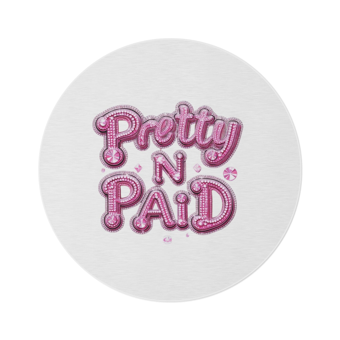 Pretty N Paid Round Rug