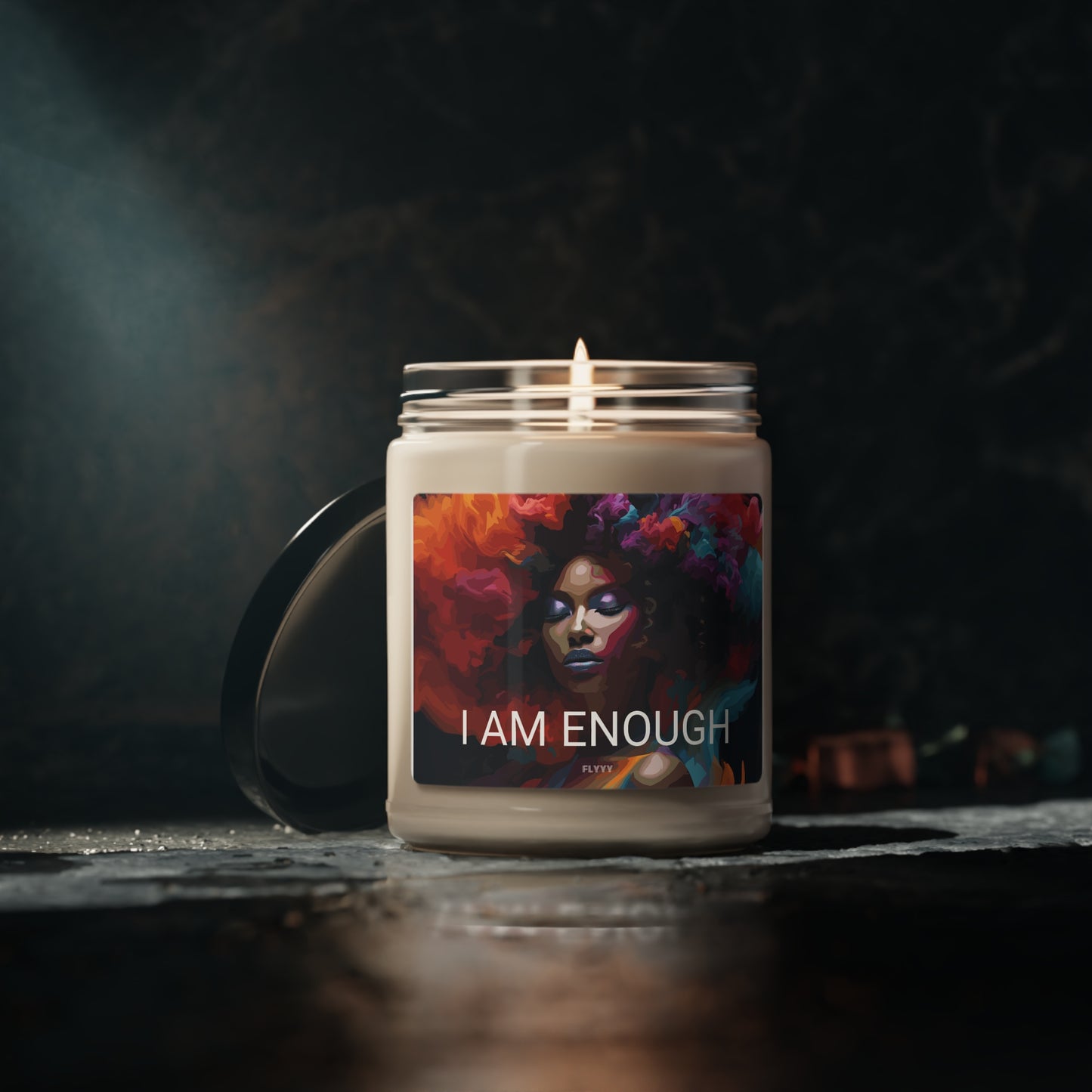 I AM ENOUGH Scented Soy Candle, 9oz