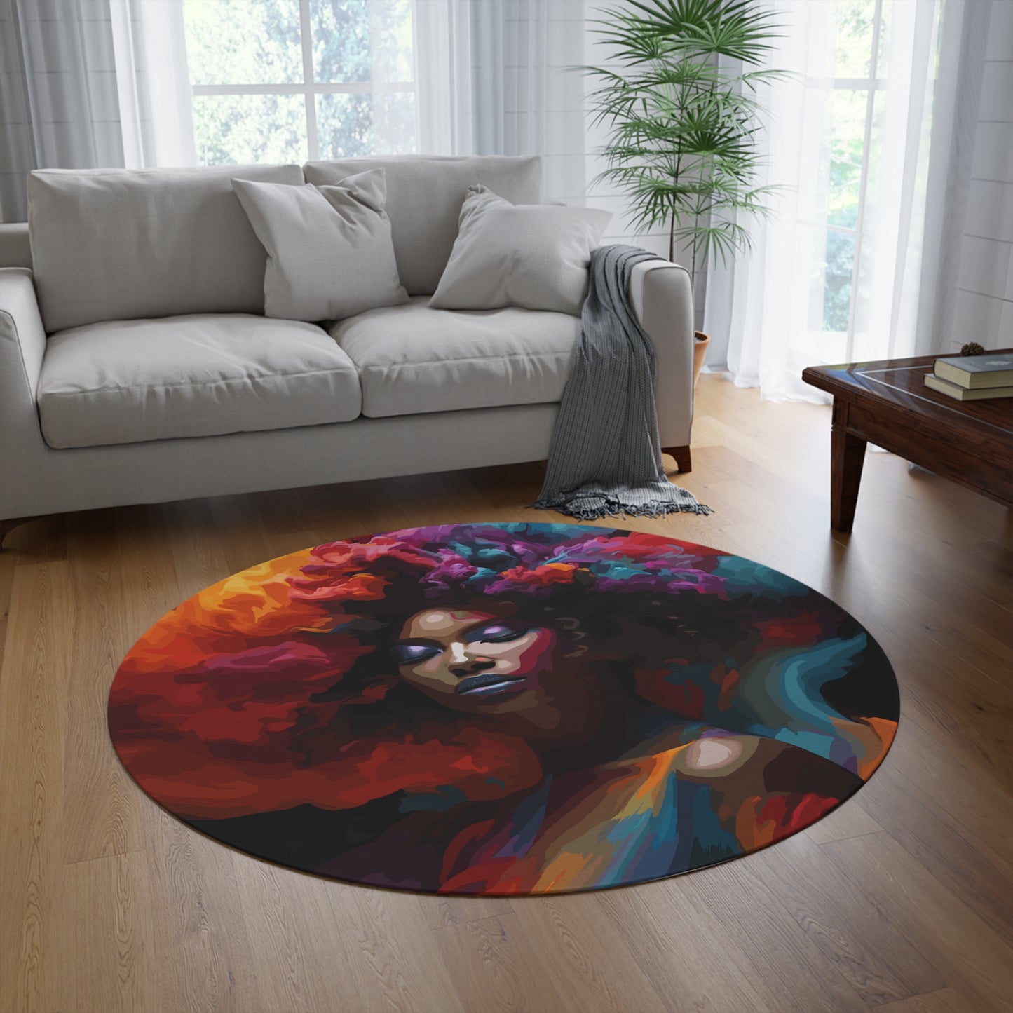 Colorful Queen Rug